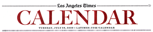 Calendar, l'inserto del L. A. Times